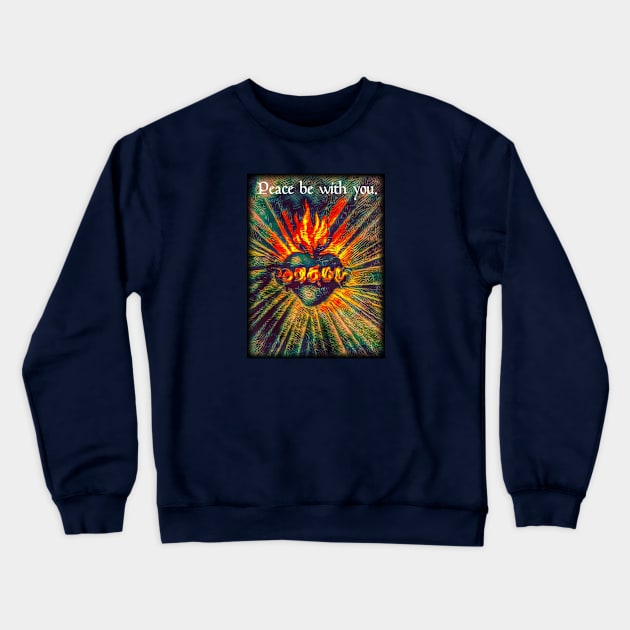 Peace Crewneck Sweatshirt by Borges